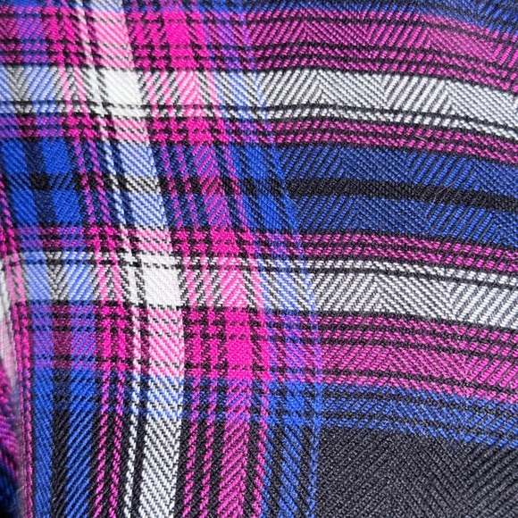 Rails Plaid Button-Down Shirt - Navy and Magenta - Picture 2 of 11